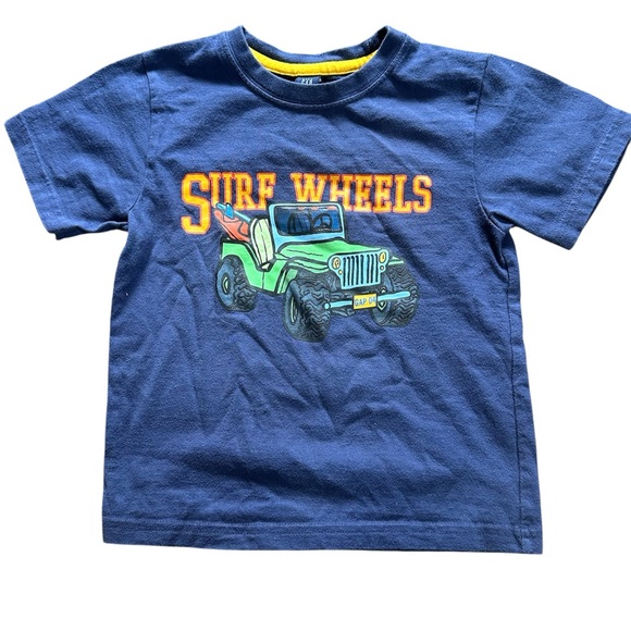 Vintage Baby Gap Surf Wheels Tee (2004) | Size 3T - Picture 1 of 1